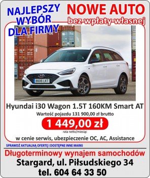 Hyundai i30 Wagon 1.5T 160KM Smart AT