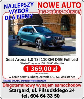 Seat Arona 1.0 TSI 110KM DSG Full Led