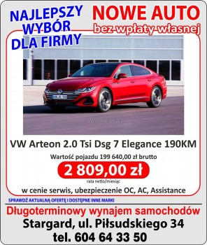 VW Arteon 2.0 Tsi Dsg 7 Elegance 190KM