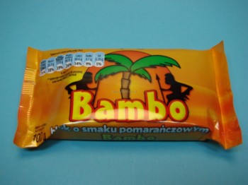  BATON BAMBO POMARAŃCZOWE  100g 24s1s R 1,99**