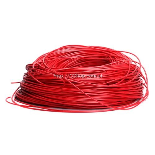 PRZEWÓD kabel czerwony 2,5mm rolka 100m 1mb=5,99**