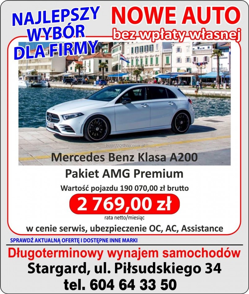 Mercedes Benz Klasa A200 pakiet AMG Premium