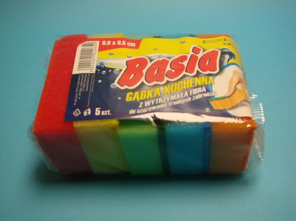 GĄBKA KUCHENNA 5s Basia 6x9,5 B1 1,49*