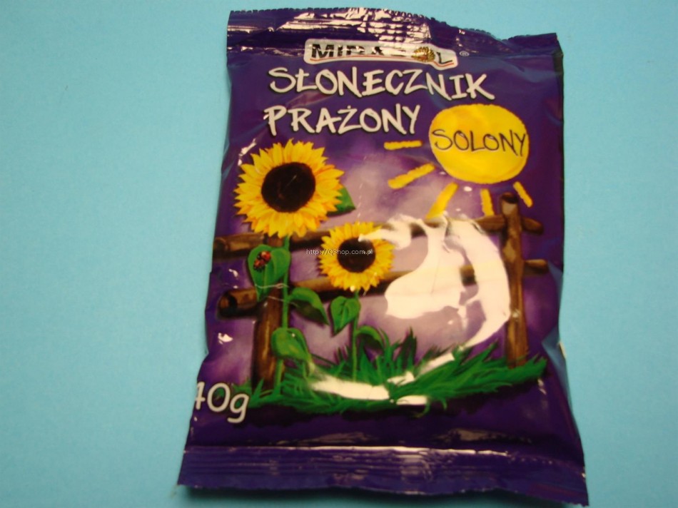 SŁONECZNIK MIRASOL 40g 50s1s solony MT 1,05**