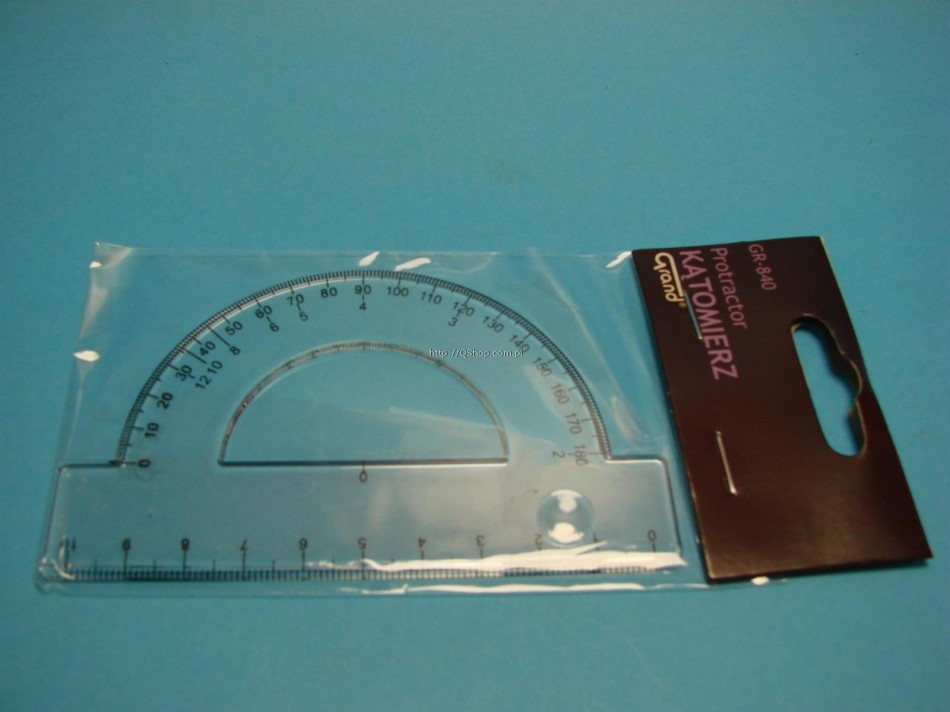 KĄTOMIERZ 10cm Grand przezroczysty RO 1,19*